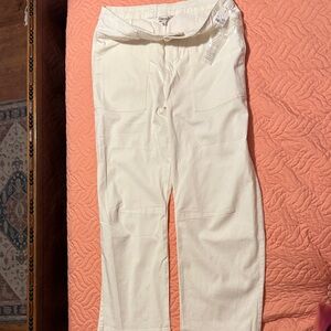 Nanette Lepore Cream Trousers NWT size 14